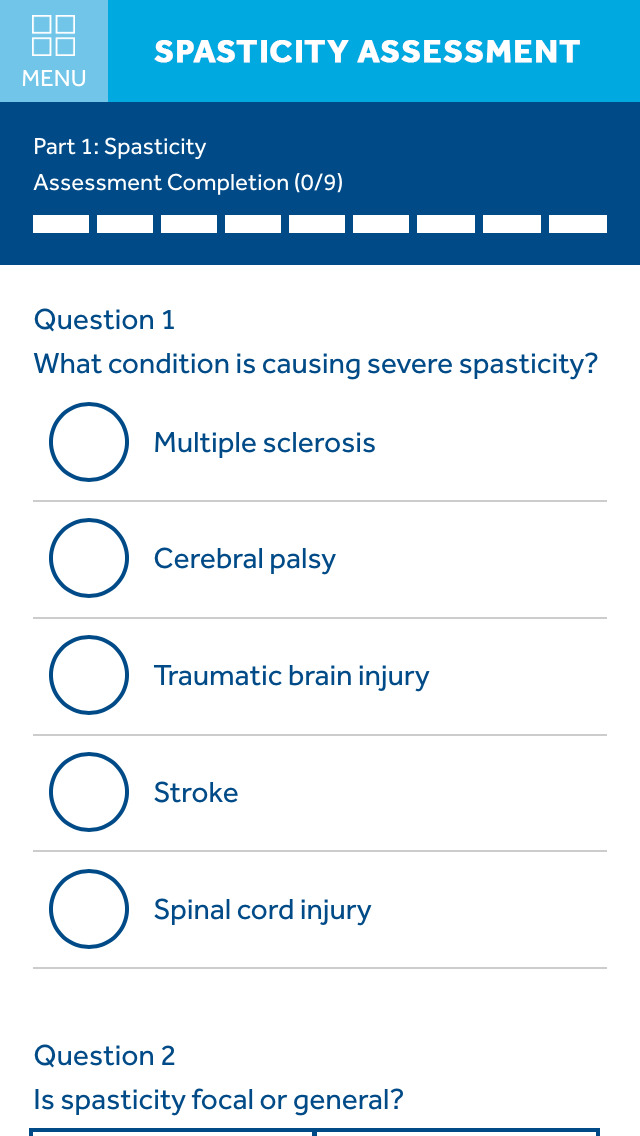 Assess Spasticity for iPhone