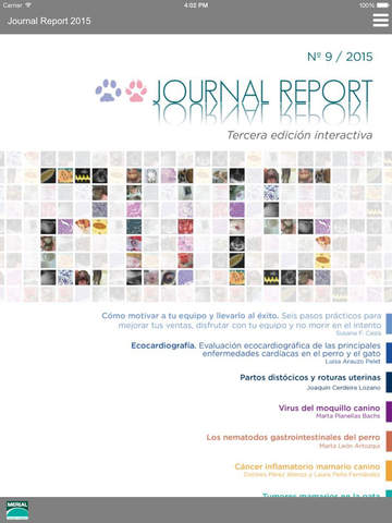 Merial Journal Report 2015 for iPad