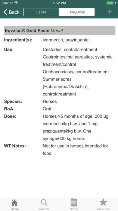 Equine Medications Formulary Canada for iPhone
