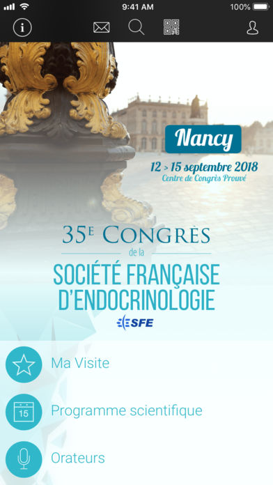 Congrès SFE Angers 2015 for iPhone