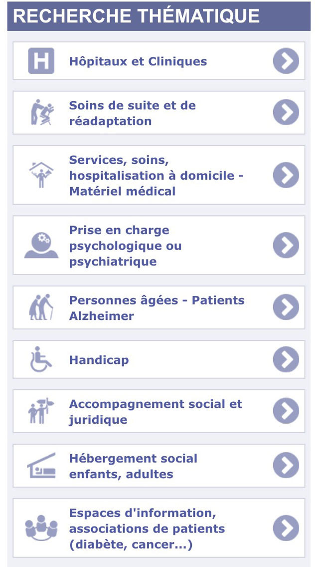 A.M.S. Annuaire Médico-Social for iPhone