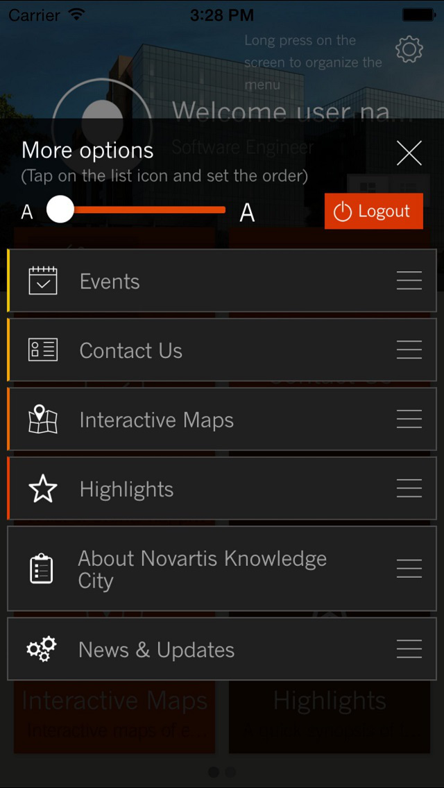 Novartis Knowledge City for iPhone