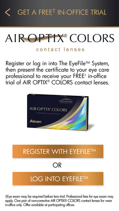 AIR OPTIX® COLORS - Color Studio for iPhone