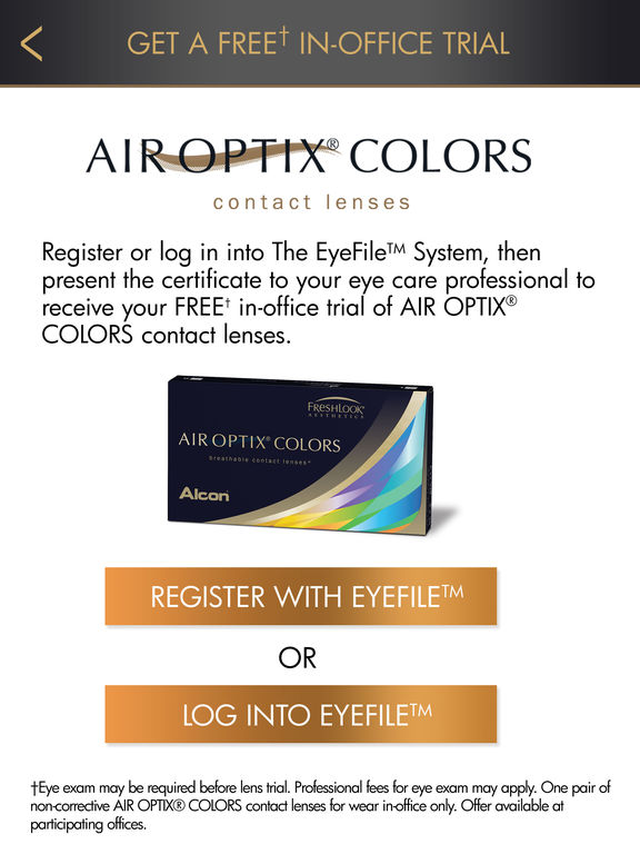AIR OPTIX® COLORS - Color Studio for iPad