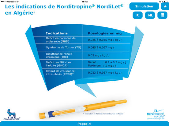 Norditropine for iPad