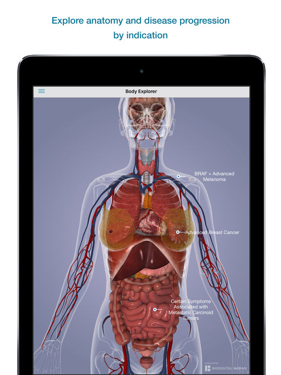 3D Body Explorer for Oncology + Hematology for iPad