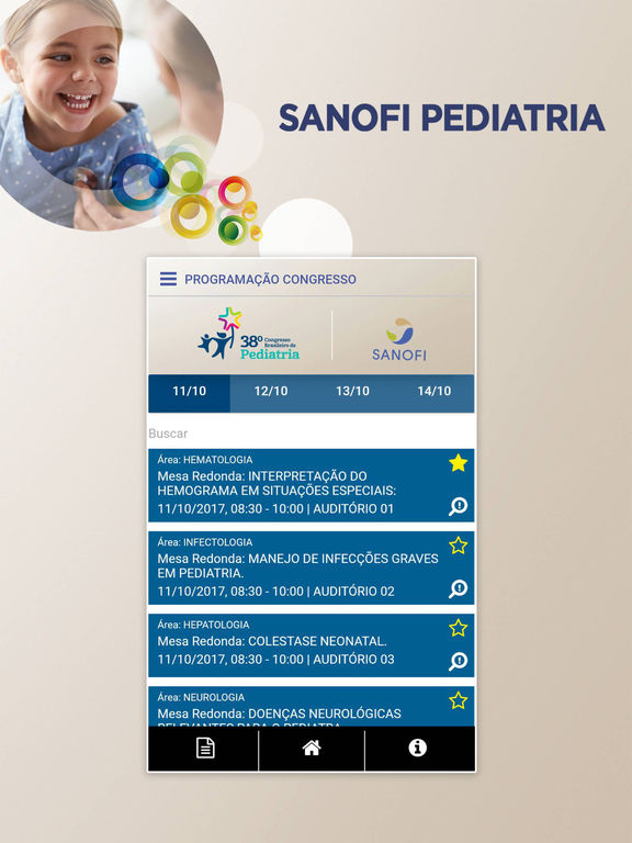 Congresso de Pediatria for iPad