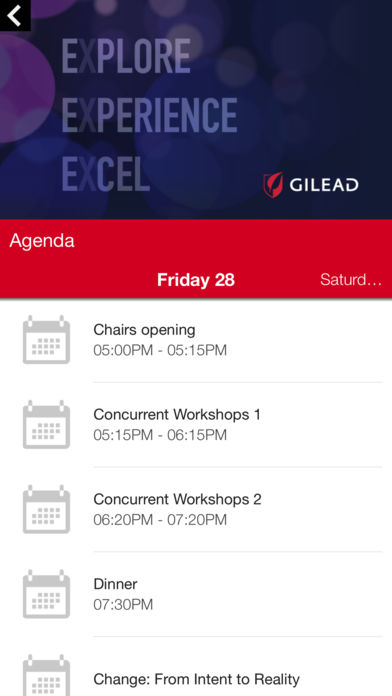 Gilead Meeting 2017 for iPhone