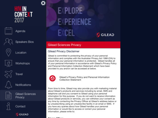 Gilead Meeting 2017 for iPad