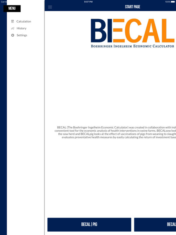 BECAL for iPad