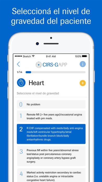 CIRS-G APP for iPhone