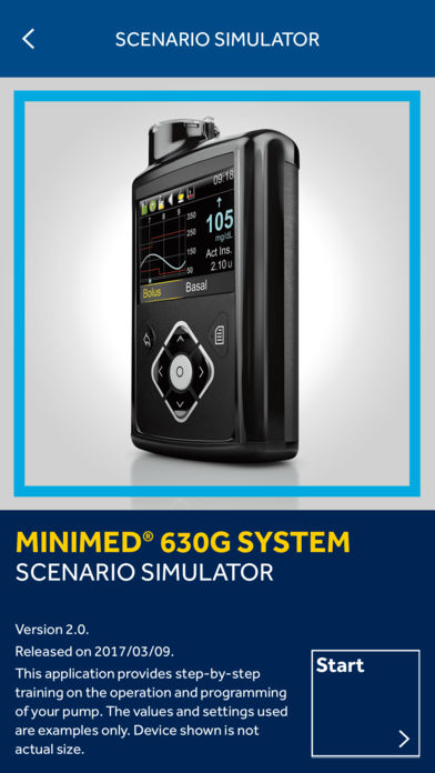 MiniMed 630G System Scenario Simulator for iPhone