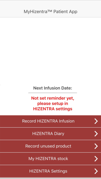 MyHizentra™ Patient App for iPhone