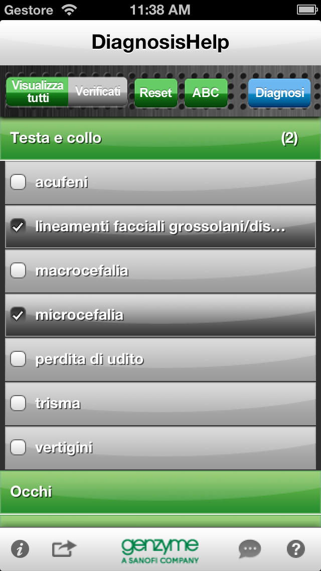 DiagnosisHelp for iPhone