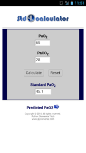Standard pO2 Calculator