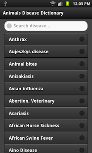 Animals Disease Dictionary