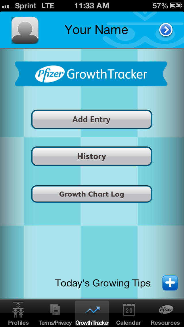 Pfizer Growth Tracker