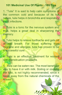 101 Medicinal uses of Plants
