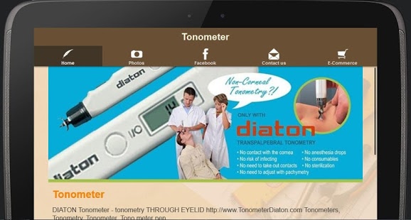 Tonometer - Glaucoma Eye Test