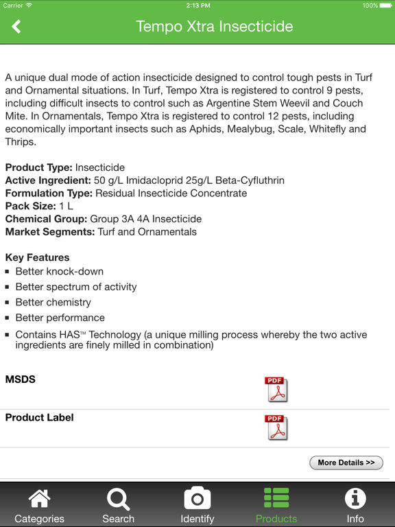 Turf ID Guide for iPad