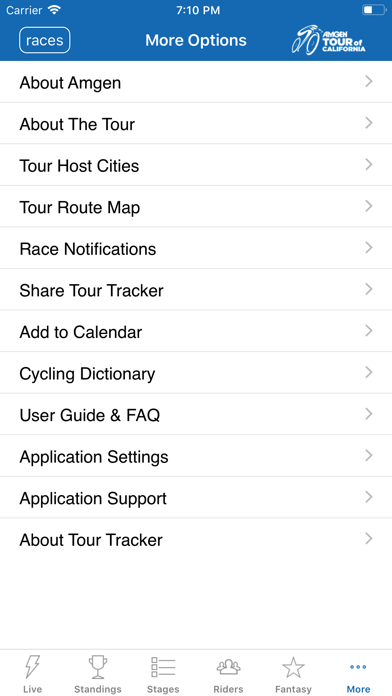 Tour of California Tracker for iPhone