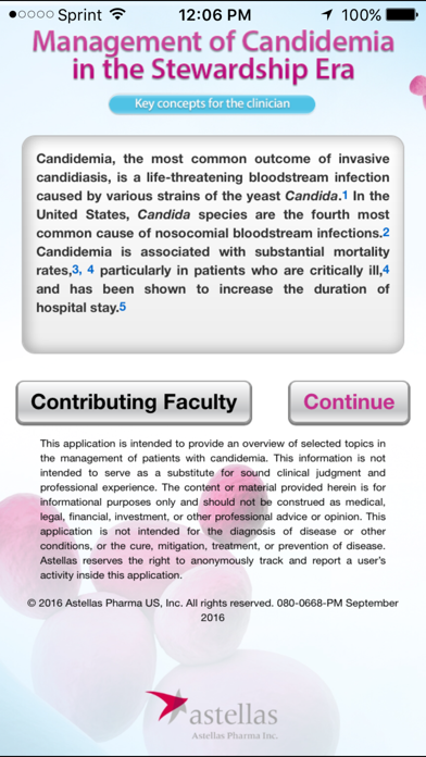 Management of Candidemia in the Stewardship Era App for iPhone
