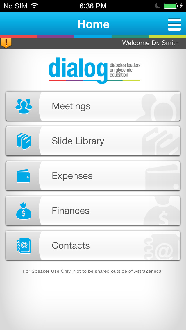 DIALOG Faculty Network Mobile App for iPhone