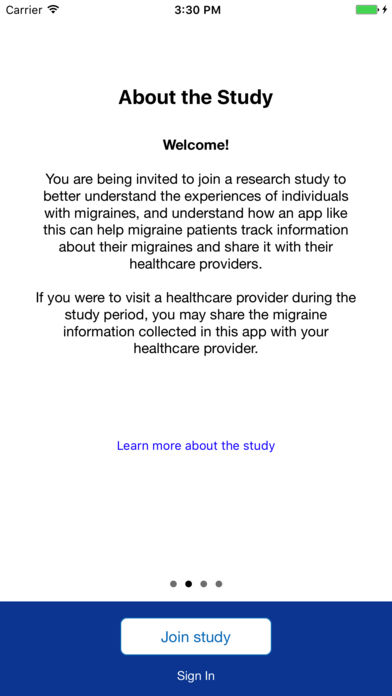Migraine Recorder for iPhone