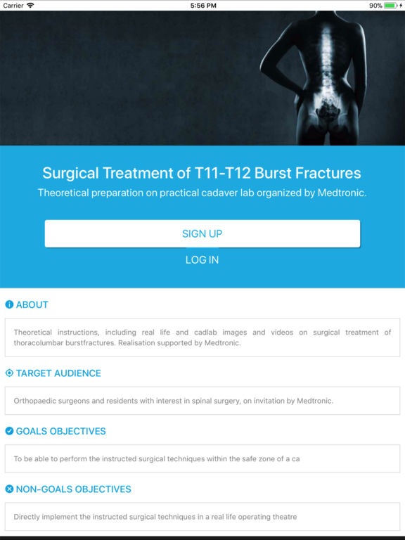 Thoracolumbar Burst Fracture for iPad