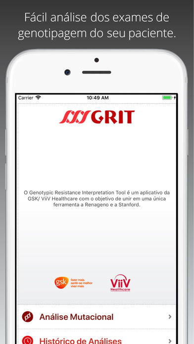 GRIT - Genotypic Resistance Interpretation Tool for iPhone