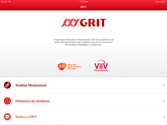 GRIT - Genotypic Resistance Interpretation Tool for iPad