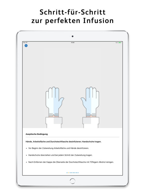IFX Infusion - Anleitung für Infliximab for iPad