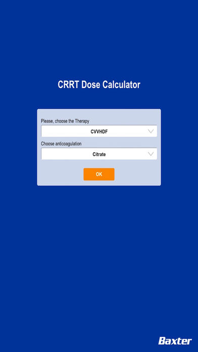 CRRT Dose Calculator for iPhone