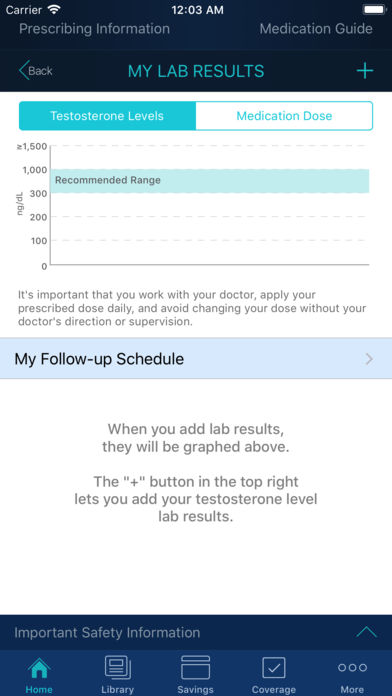 1.62% Treatment Experience™ app for iPhone
