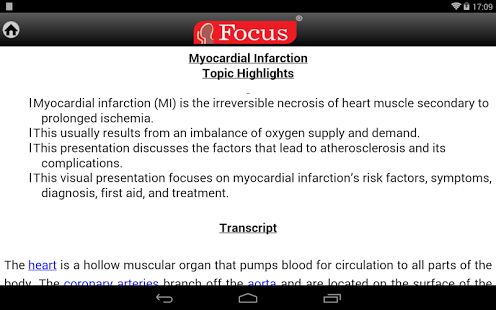 Myocardial infarction.