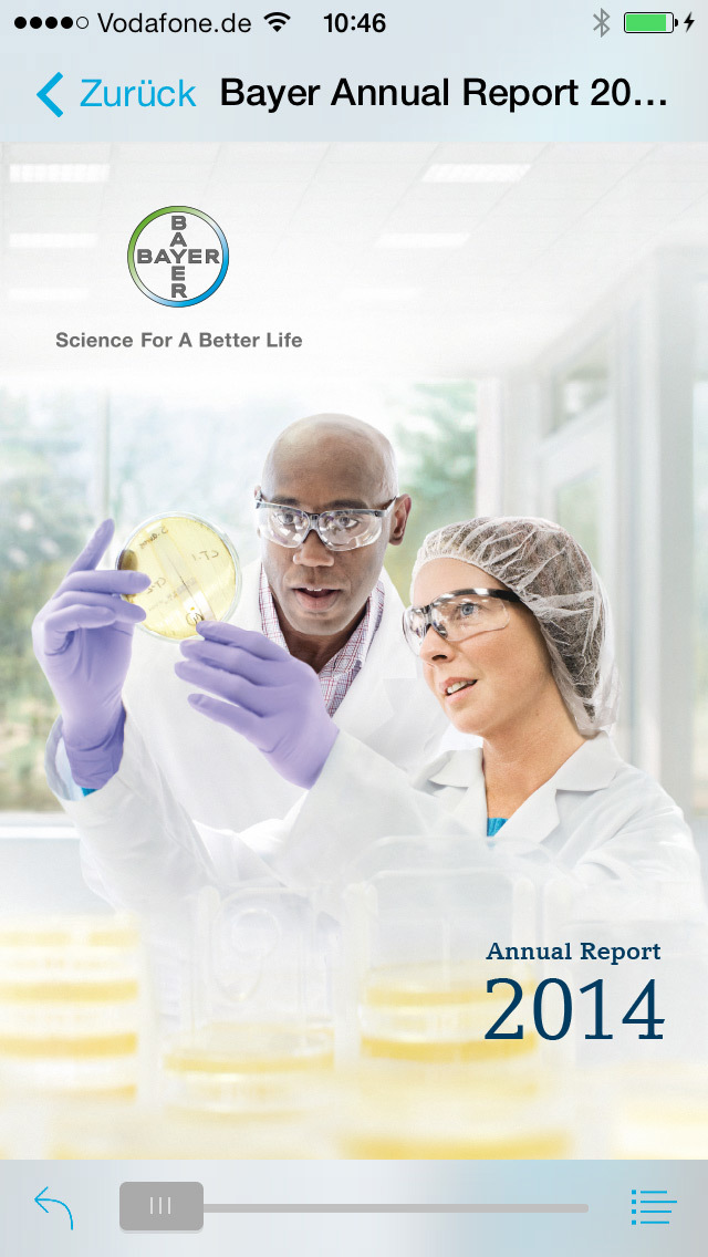 Bayer Annual Report for iPhone