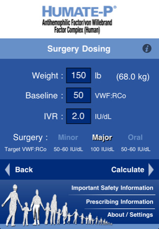 Dosing Calc Humate-P for Android