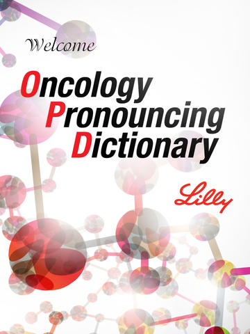Lilly Oncology Pronouncing Dictionary for iPad