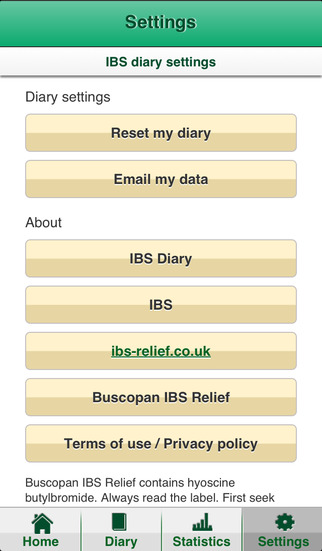 IBS Diary